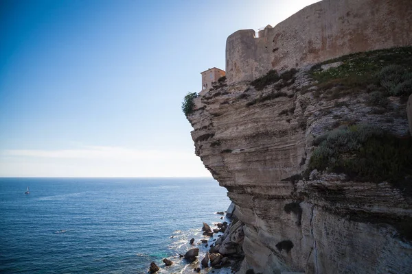 Vedute Bonifacio Nel Sud Della Corsica — Foto Stock