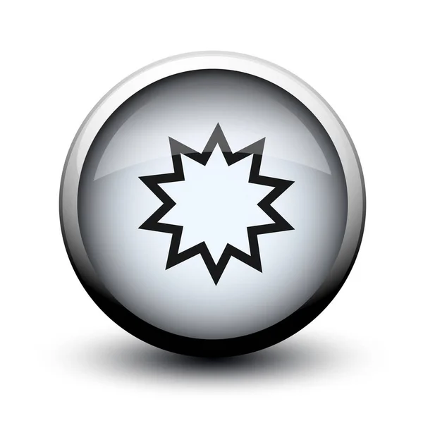 Button Stick White Background — Stock Photo, Image