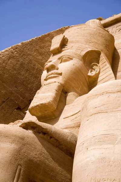 Ebu Simbell Büyük Tapınağı Mısır — Stok fotoğraf