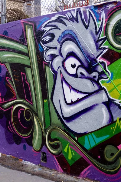 Urban Colorful Graffiti Art Lots Wild Textures — Stock Photo, Image