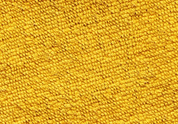 黄色のテリー布テクスチャ — ストック写真