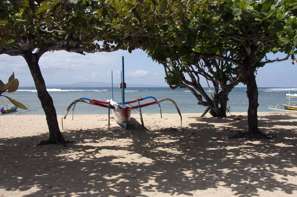 巴厘岛沙努尔海滩景观 — 图库照片