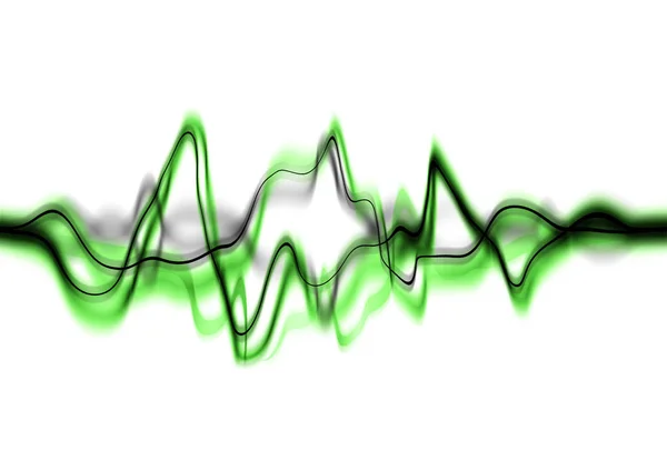 Аннотация Electric Waves Background Copy Space — стоковое фото