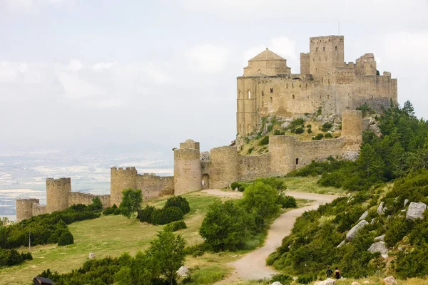 Castillo Loarre Provincia Huesca Aragón España — Foto de Stock