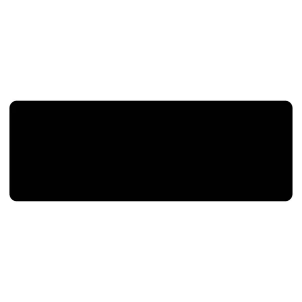 Значок Мінус Стиль Піктограма Плоского Символу Чорний Колір Округлі Кути — стокове фото