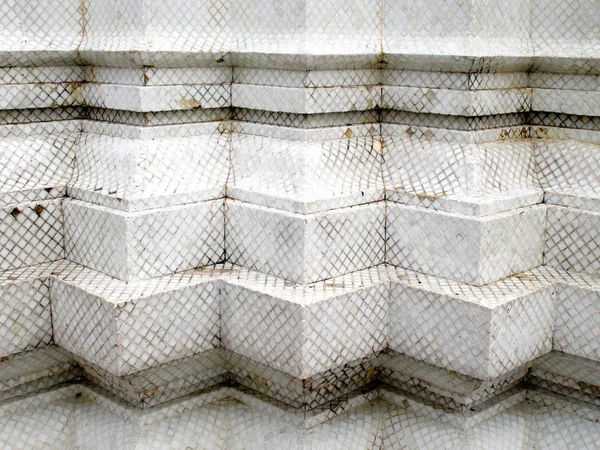 Текстура Старої Білої Раціональної Стіни Плитки — стокове фото