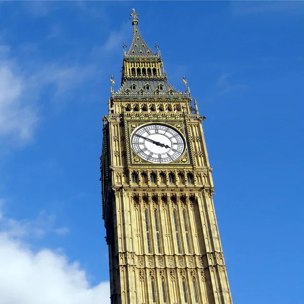 Big Ben Alle Camere Del Parlamento Westminster Palace Londra — Foto Stock