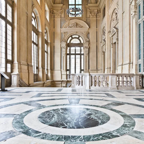 Italia Torino Interior Del Palazzo Madama Palacio Real — Foto de Stock