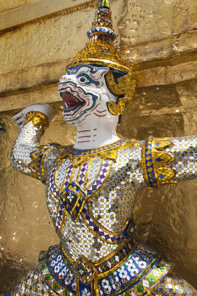 Bangkok Grand Palace Guardian Heykeli Yakın Tayland — Stok fotoğraf