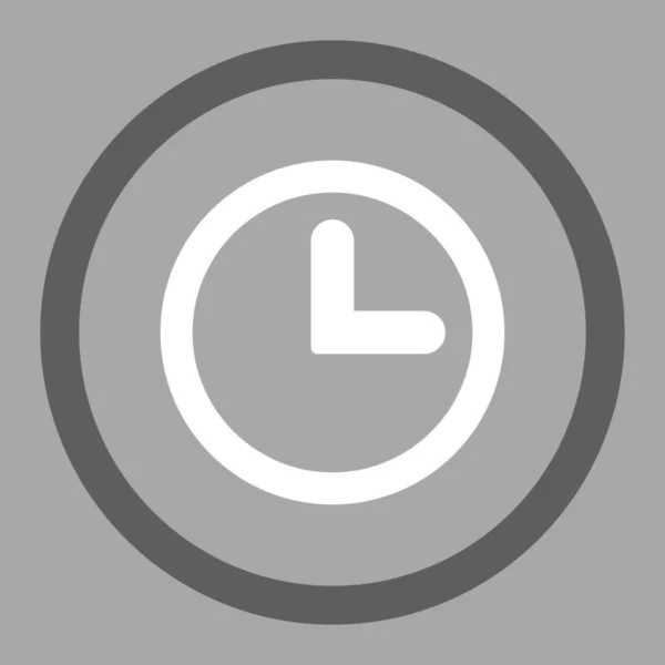Ícone Relógio Raster Este Símbolo Chato Arredondado Desenha Com Cores — Fotografia de Stock