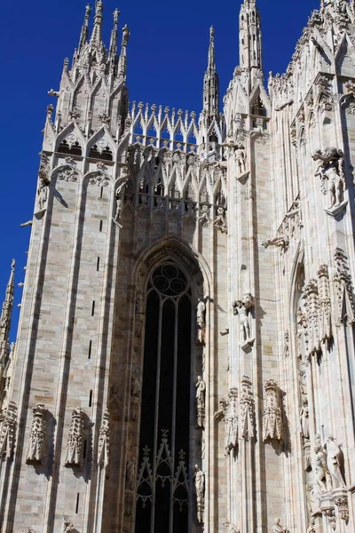 Duomo Milano Gothic Cacathedral Church Milan Italy — стокове фото