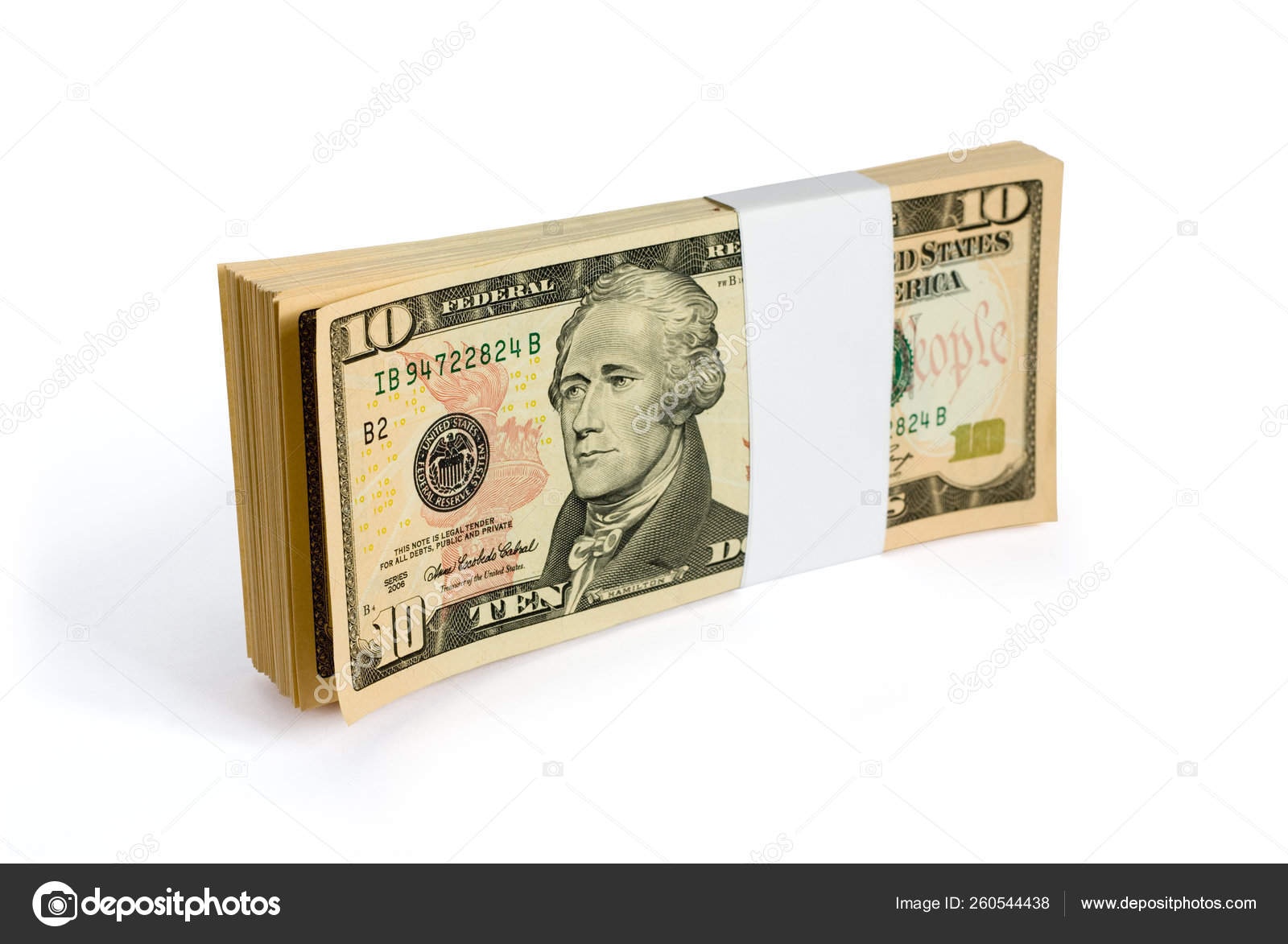 Wad Von Dollar Banknoten Isoliert Auf Weiss Clipping Pfad Enthalten Stockfotografie Lizenzfreie Fotos C Yayimages 260544438 Depositphotos