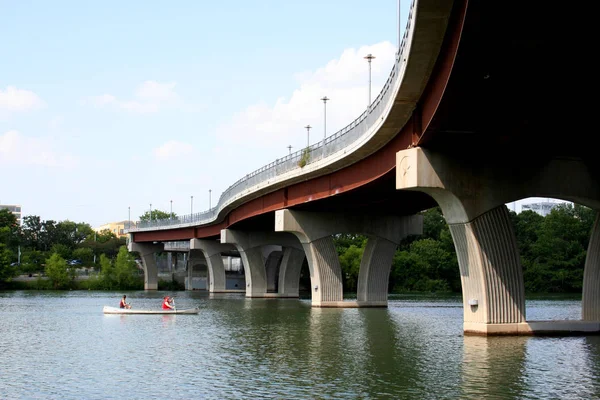 Puente Centro Austin — Foto de Stock