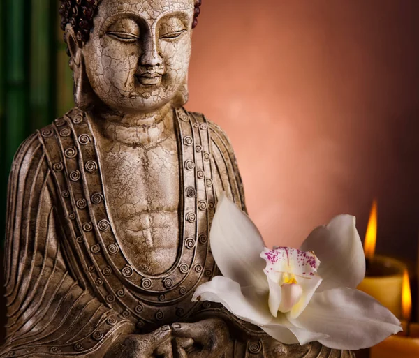 Портрет Статуи Будды — стоковое фото