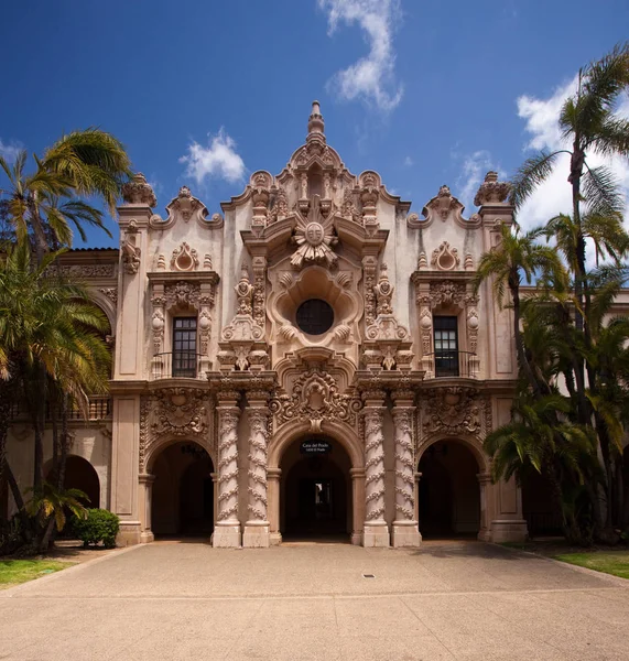 Detalj Ristningarna Casa Balboa Balboa Park San Diego — Stockfoto