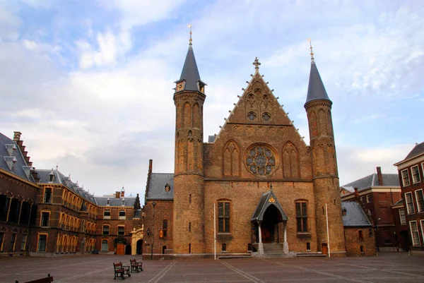 Parlement Néerlandais Ridderzaal Sur Binnenhof Haye — Photo