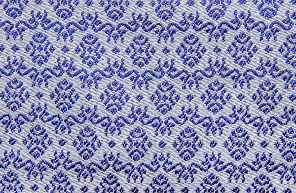 Une Texture Motif Soie Tissu Thaï Siam — Photo