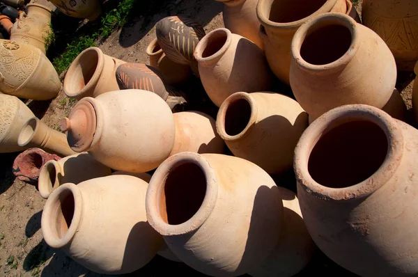 Nejrůznější Keramiky Středním Východě Trzích — Stock fotografie