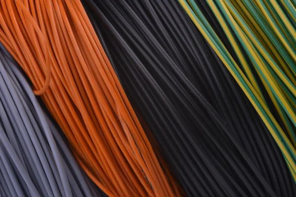 Kolorowego Drutu Elektrycznego — Zdjęcie stockowe