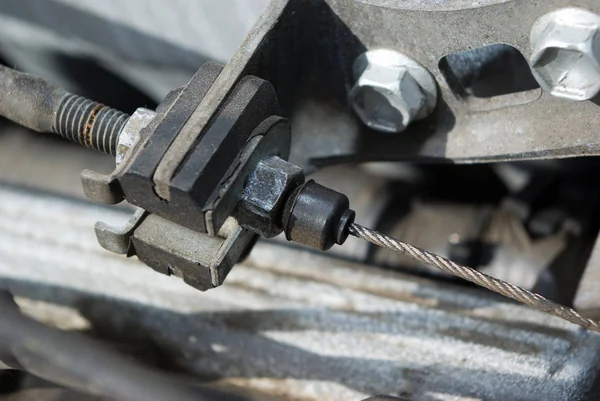 Parte Uma Engenharia Automobilística Velho Mecanismo — Fotografia de Stock