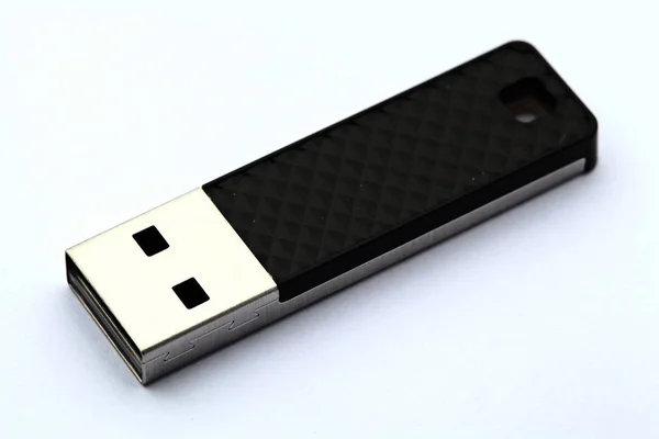 Flash Memory Stick Bílém Pozadí — Stock fotografie