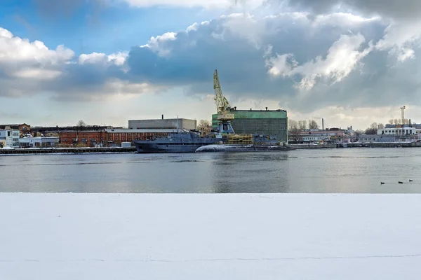 Грузовой Порт Санкт Петербургский Терминал — стоковое фото