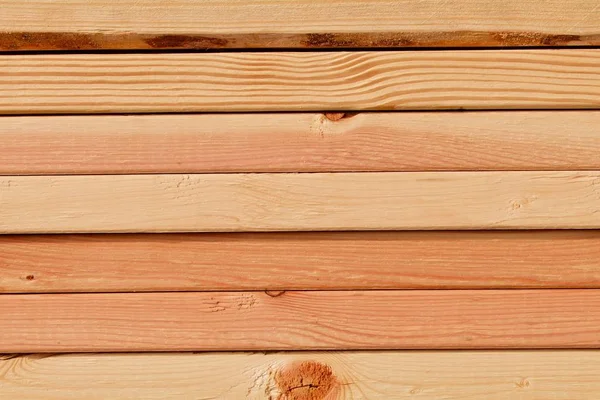 Stacked Pine Planks Side — Stock Photo, Image