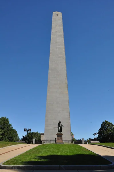 Μνημείο Του Bunker Hill Στη Βοστώνη — Φωτογραφία Αρχείου