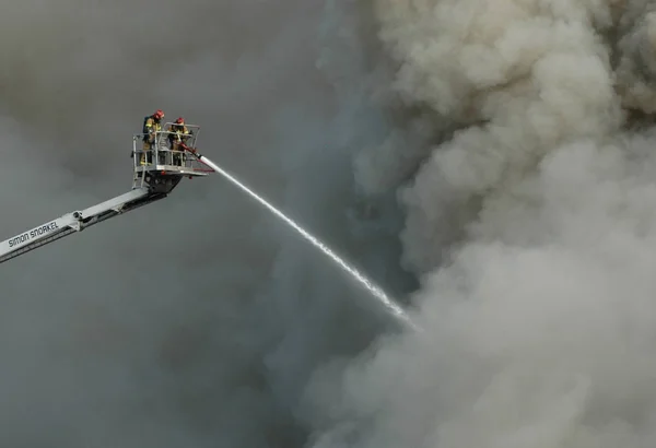 Incendio Bergen Septiembre 2008 — Foto de Stock
