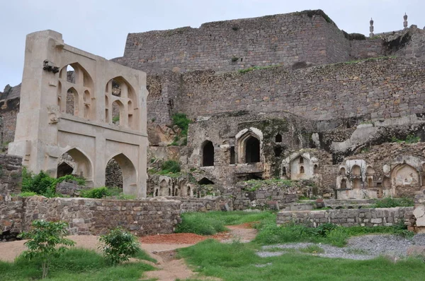 Forte Golconda Hyderabad Andhra Pradesh Índia — Fotografia de Stock