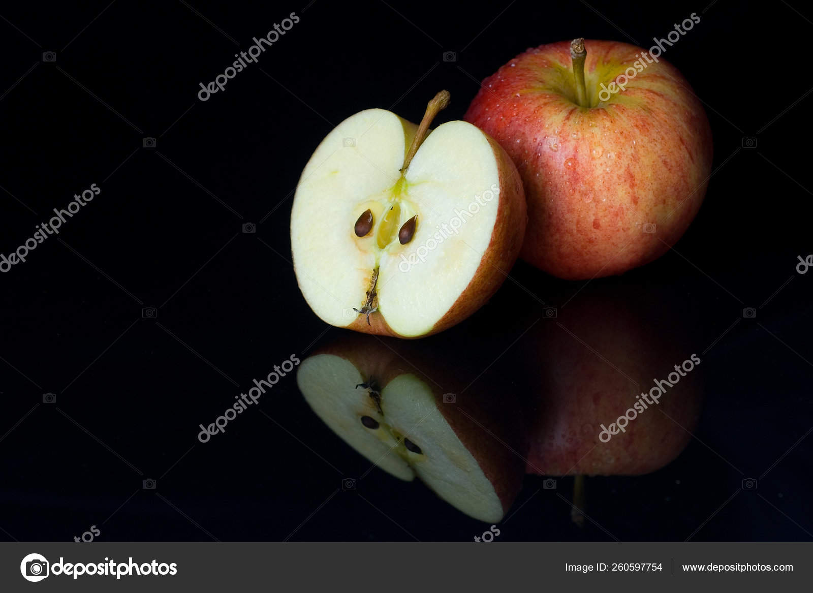 a half apple