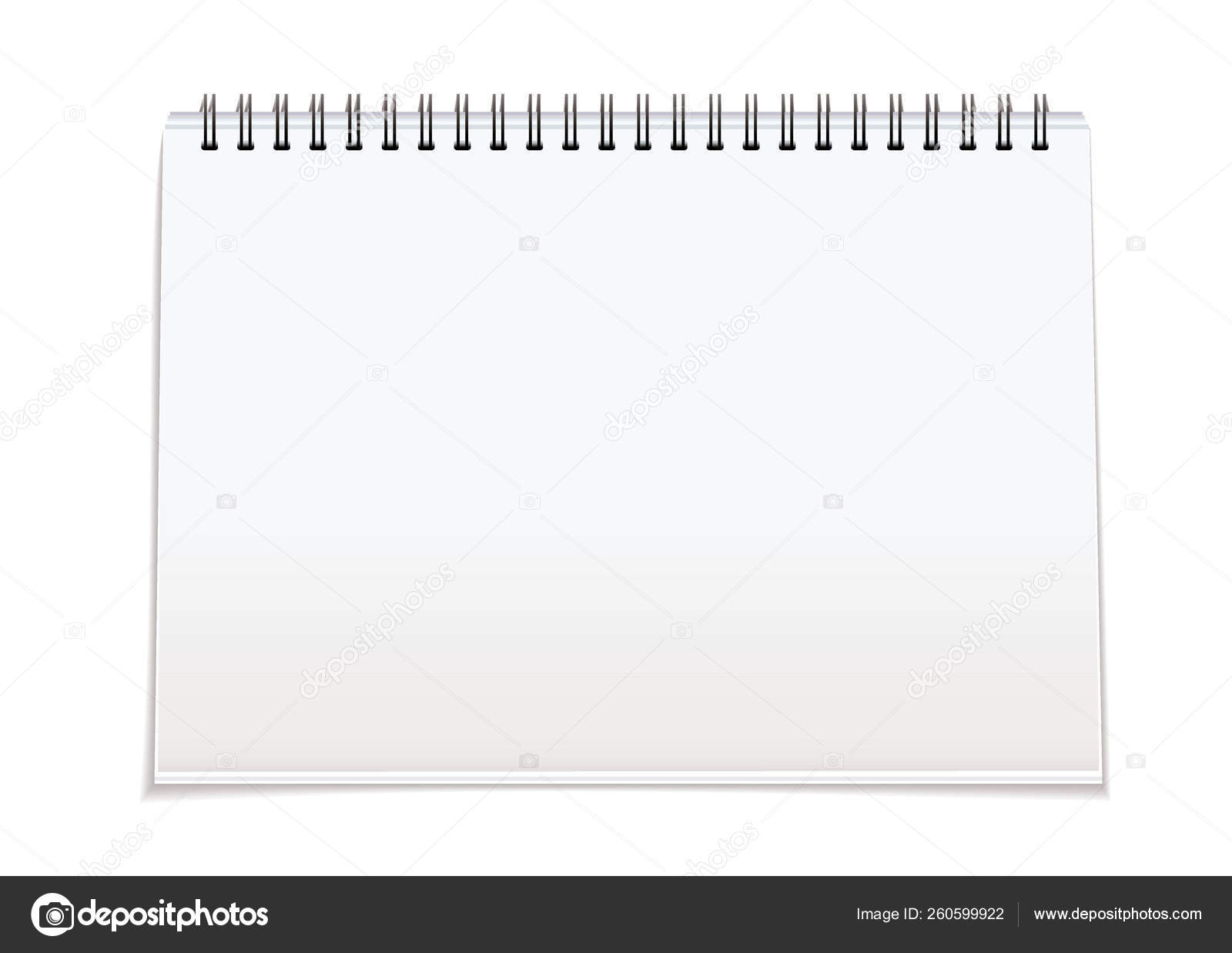 Plain White Paper Note Pad Spiral Bind Spine Shadow Stock Photo Image By C Yayimages Plain White Paper Note Pad Spiral Bind Spine Shadow Stock Photo Image By C Yayimages