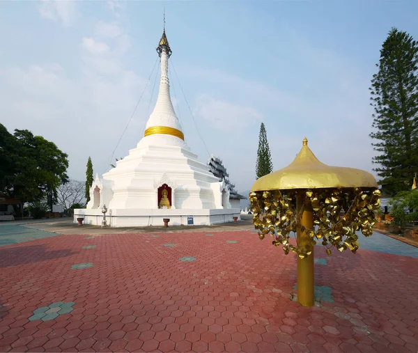 Pagoda Stile Shan Birmano Wat Phra Quel Tempio Doi Kong — Foto Stock