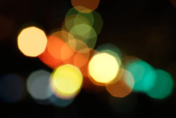 Het Gedeconcentreerde Lichte Stippen Bokeh Achtergrond — Stockfoto