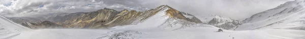 Panorama Escénico Del Paisaje Montañoso Frío Cordillera Pamir Tayikistán — Foto de Stock