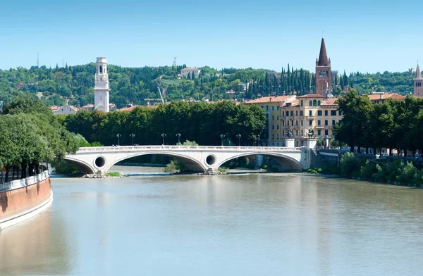 Brug Verona Italië — Stockfoto