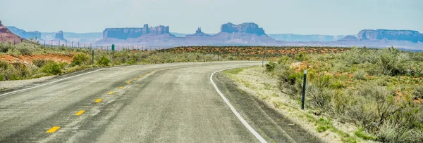 Abstieg Ins Tal Des Denkmals Der Grenze Zur Uta Arizonas — Stockfoto