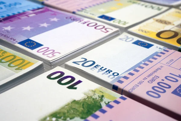 Billets Banque Euros Concept Entreprise — Photo