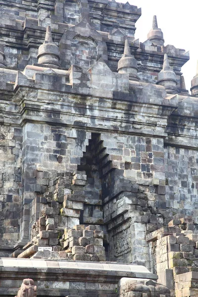 Templo Mendut Magelang Java Central Templo Borobudur Adyacente Lugar Culto — Foto de Stock