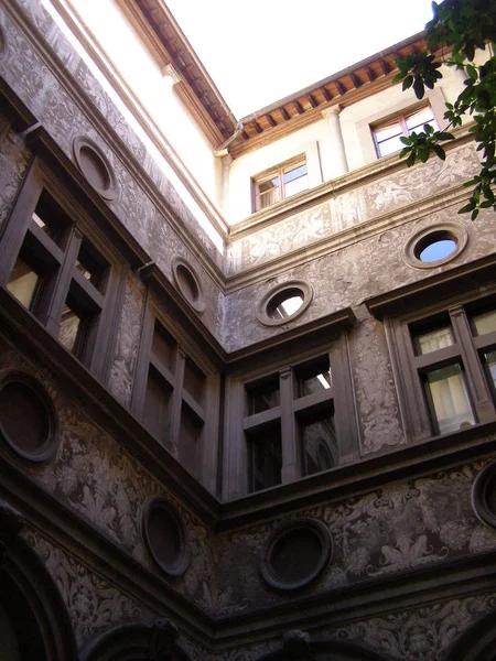 Kilátás Ókori Firenze Város Építészet Olaszország — Stock Fotó