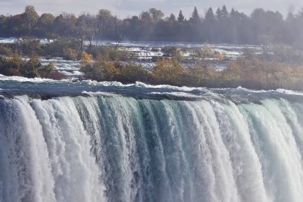 Schöner Hintergrund Mit Erstaunlichem Niagara Wasserfall — Stockfoto