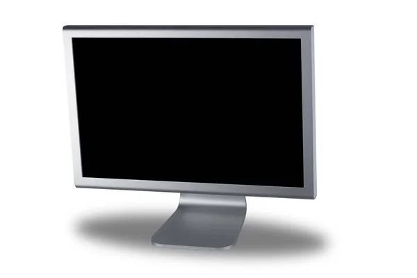 Komputer Lcd Tft Monitor Płaskim Ekranem — Zdjęcie stockowe