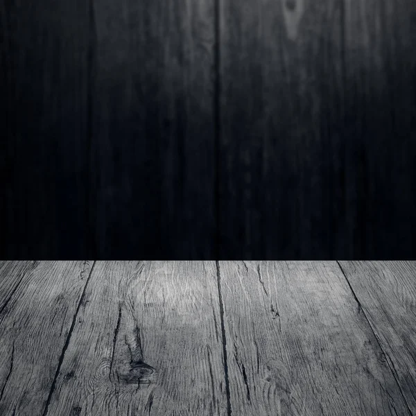Drewno Tło Stół Drewnianą Ścianę — Zdjęcie stockowe