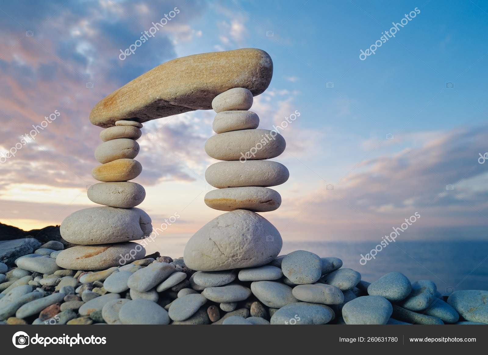 Stack Zen Stones Sky Background Stock Photo C Yayimages Stack Zen Stones Sky Background Stock Photo C Yayimages