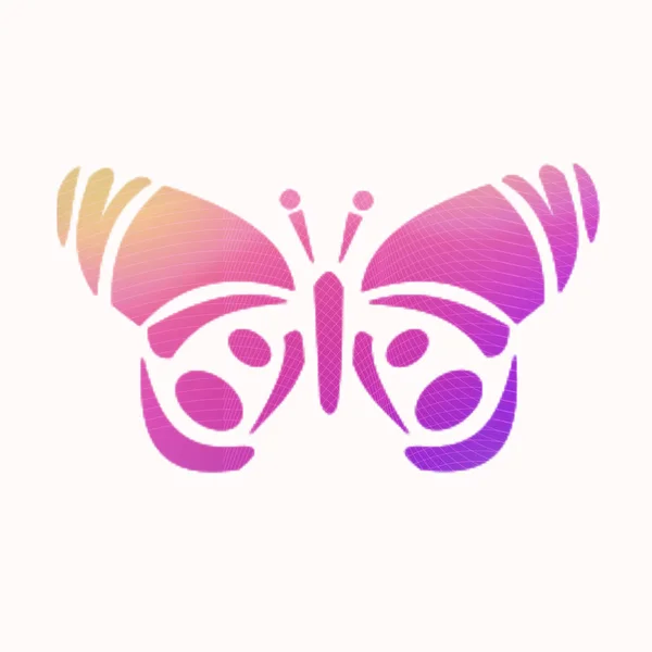 Uzavření Barevných Létajících Motýlů — Stock fotografie
