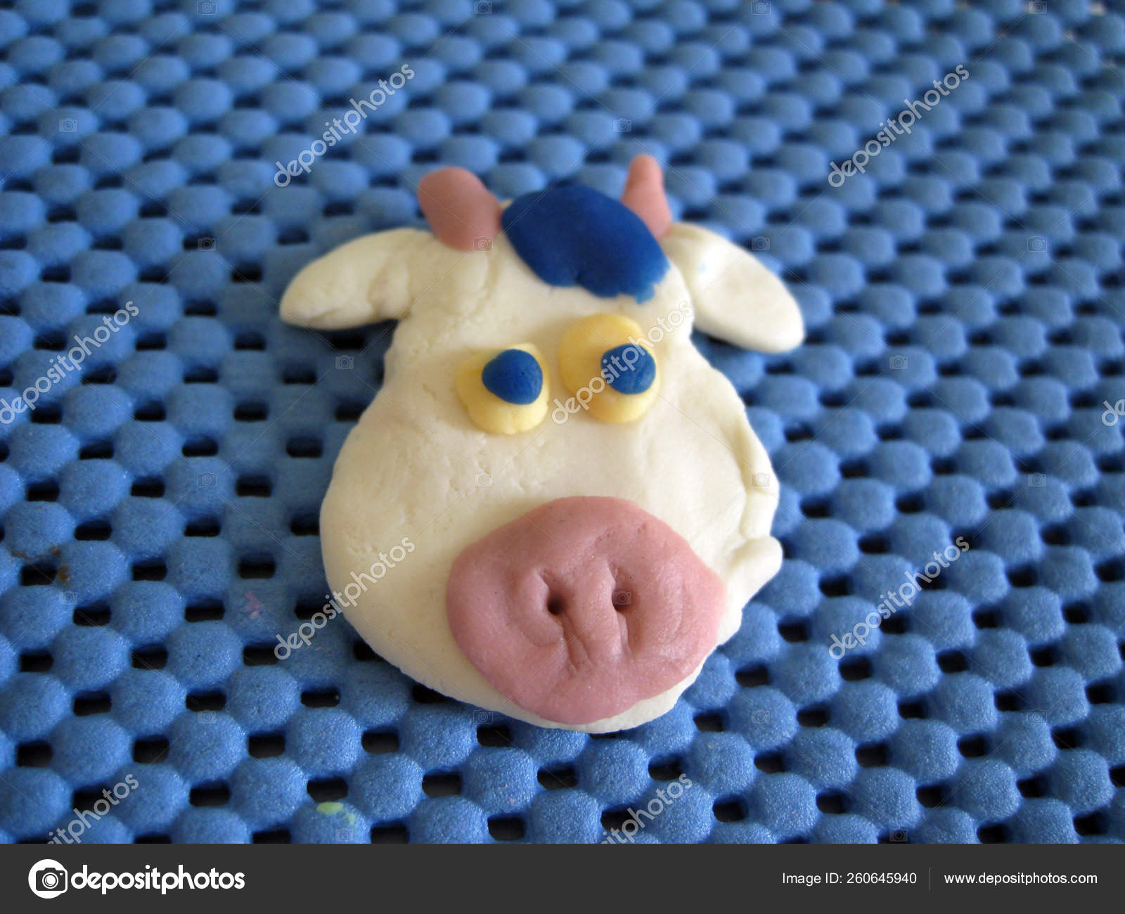 play doh cow