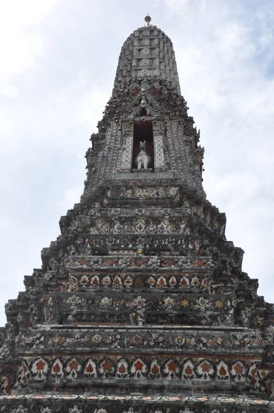 Wat Arun Templo Alvorada Bangkok Tailândia — Fotografia de Stock