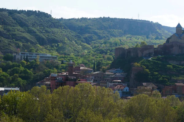 Visa Gamla Del Tbilisi Stad — Stockfoto