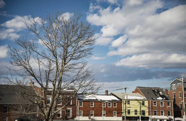 Edificio Skyline Centro Portsmouth New Hampshire — Foto de Stock