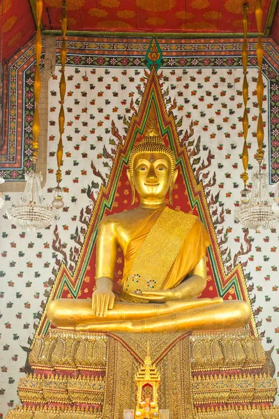 Beroemdste Boeddhabeeld Thailand Bangkok — Stockfoto